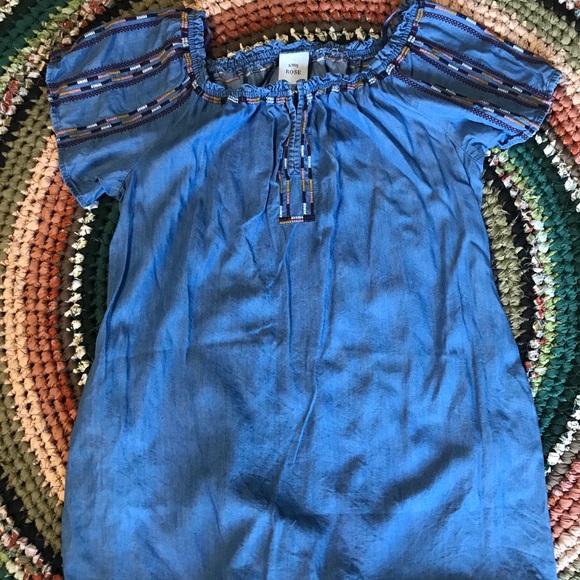 knox rose denim dress